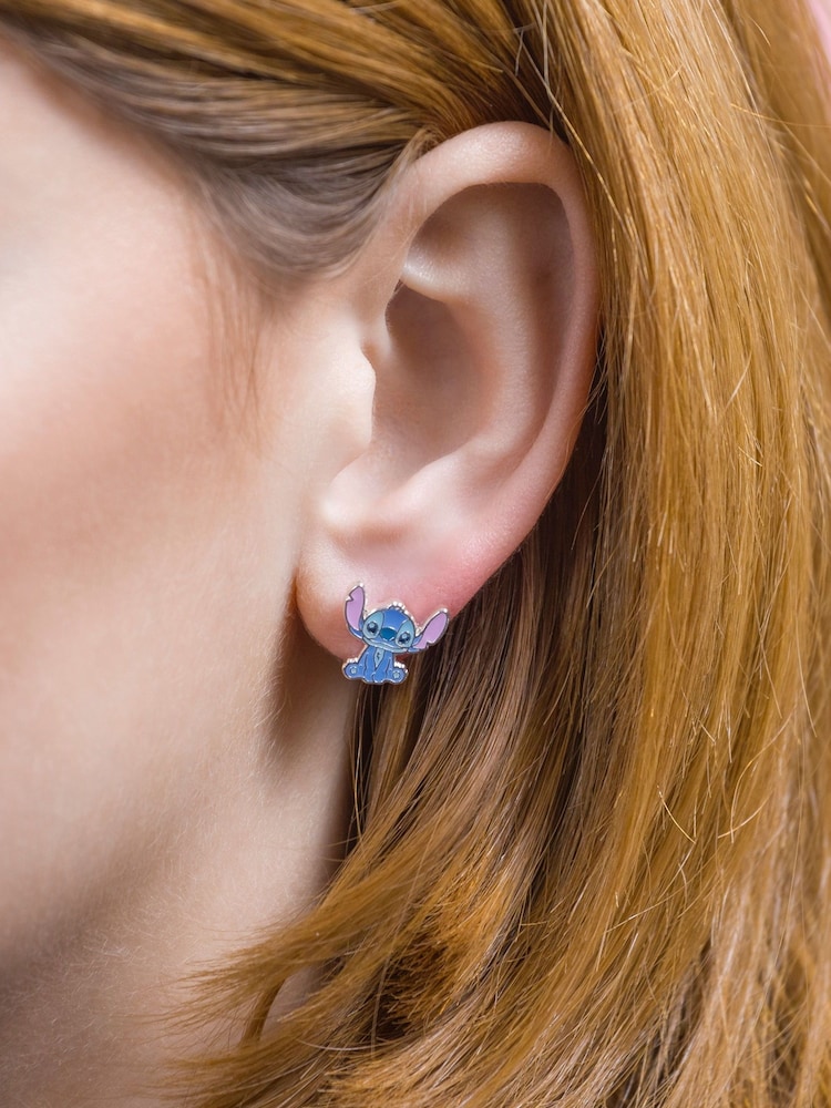 Peers Hardy Silver Tone Stitch Earrings - Image 2 of 3