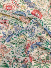 Joules Abberton Blue Lightweight Printed Scarf - Image 4 of 4