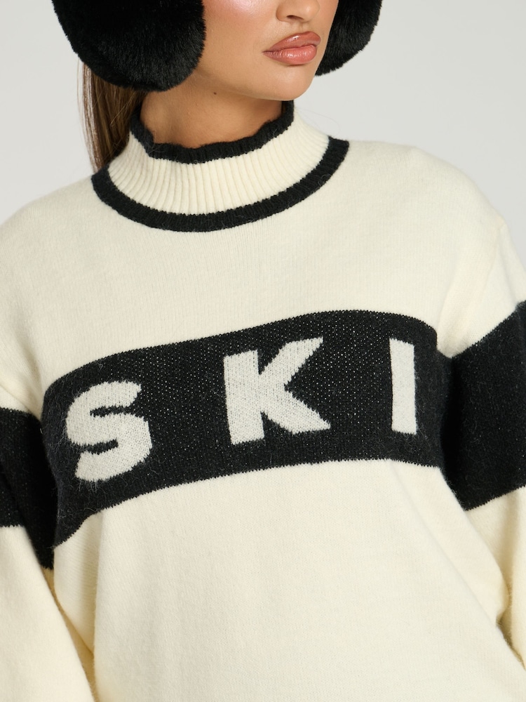 South Beach Ski Strickpullover mit Stehkragen - Bild 5 von 5