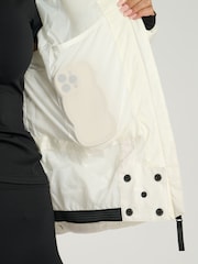 South Beach Cream Ski Padded Hooded Jacket - Image 5 of 6