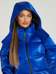 South Beach Natural Ski Padded Hooded Jacket - Image 4 of 6