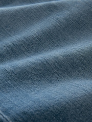 Mid Blue Crop Wide Leg Jeans - Image 7 of 7