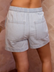 eau de javel - Short utilitaire léger en coton 100% Denim - Image 3 of 7