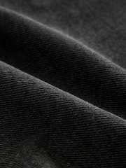 Black Denim Stretch Mom Shorts - Image 7 of 7