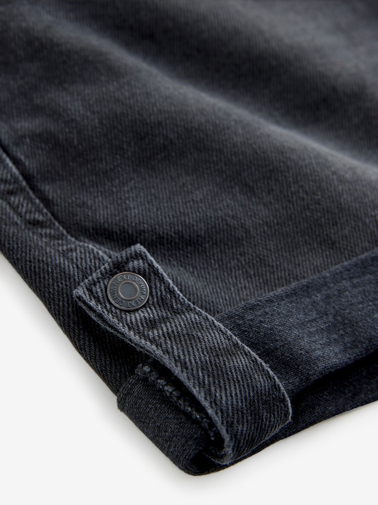 Zwart - Denim jongensshort - Image 3 of 3