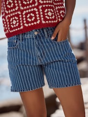 Raya azul - Rigid Denim Shorts - Imagen 2 de 7