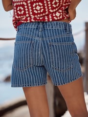 Raya azul - Rigid Denim Shorts - Imagen 3 de 7