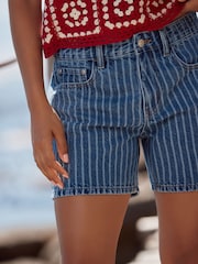 Raya azul - Rigid Denim Shorts - Imagen 4 de 7