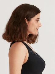 Miss Mary of Sweden Black Broderie Anglaise Non-Wired Bra - Image 4 of 5
