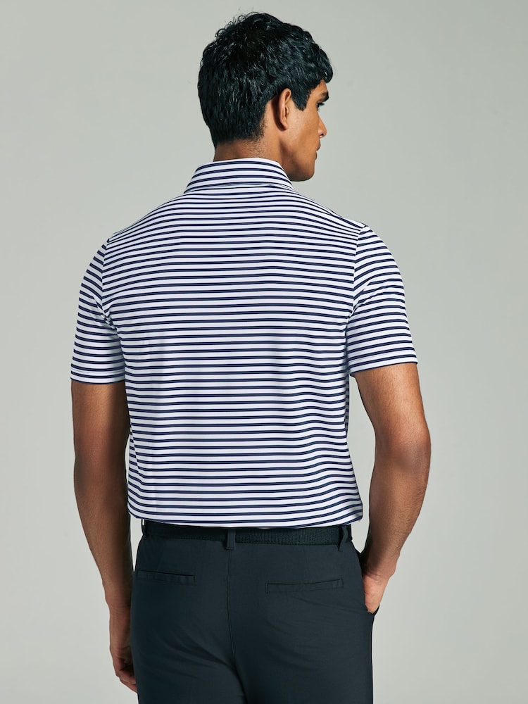 Зеленый - Рубашка-поло для гольфа Lacoste Regular Fit Ultra Dry UV Protect Stretch - Image 2 of 5