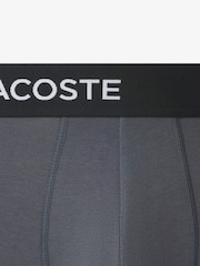 Lacoste Grey Boxers 3 Pack - Image 2 of 4