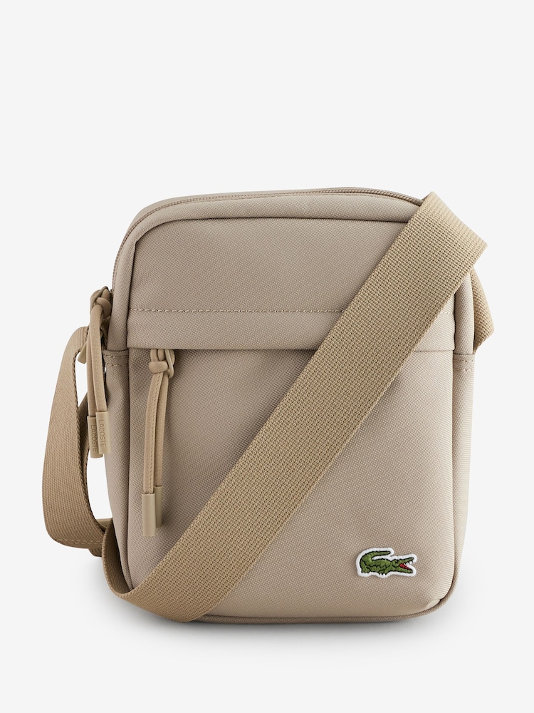 Lacoste Natural Cross-Body Bag - Image 1 of 3