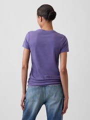 Gap Purple Logo Short Sleeve T-Shirt - Image 2 of 4