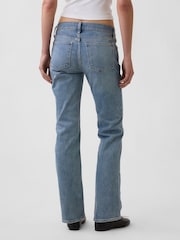 Gap Medium Wash Low Rise '90s Slim Straight Jeans - Image 2 of 6