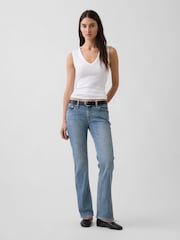 Gap Medium Wash Low Rise '90s Slim Straight Jeans - Image 4 of 6