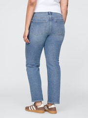Gap Medium Wash Low Rise '90s Slim Straight Jeans - Image 6 of 6