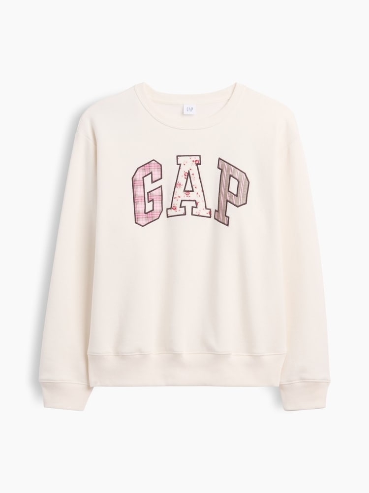 Gap Cream Patchwork Logo Sweatshirt - Image 5 of 5