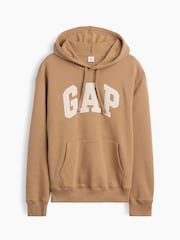 Gap Tan Brown Relaxed Logo Hoodie - Image 5 of 5