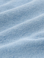 Bleach Lyocell Blend Tie Waist Denim Shorts - Image 7 of 7
