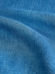 bleu foncé - Mini robe d’été légère en Lyocell - Image 7 of 7