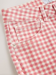 Cuadros en rojo/blanco - Authentic Denim Cropped Capri Jeans - Imagen 8 de 9