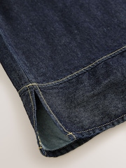 Délavage bleu - Round Neck Denim 100% Cotton Shell Top - Image 5 of 6