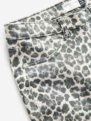 Leopard - Cropped Leggings aus Denim-Jersey - Image 6 of 7