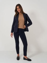 Crew Clothing Single Breasted Wool Blend Blazer - Image 3 of 6