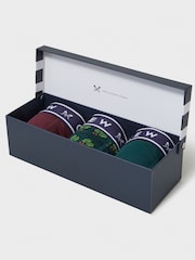 Crew Clothing Company Green/Red Jersey Boxers 3 Pack - Image 2 of 2