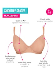 Curvy Kate Smoothie Spacer T-Shirt Plunge Bra - Image 8 of 8