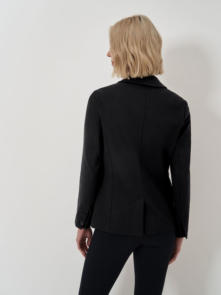 Crew Clothing Ponte Black Blazer - Image 2 of 5