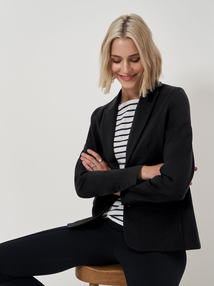 Crew Clothing Ponte Black Blazer - Image 3 of 5
