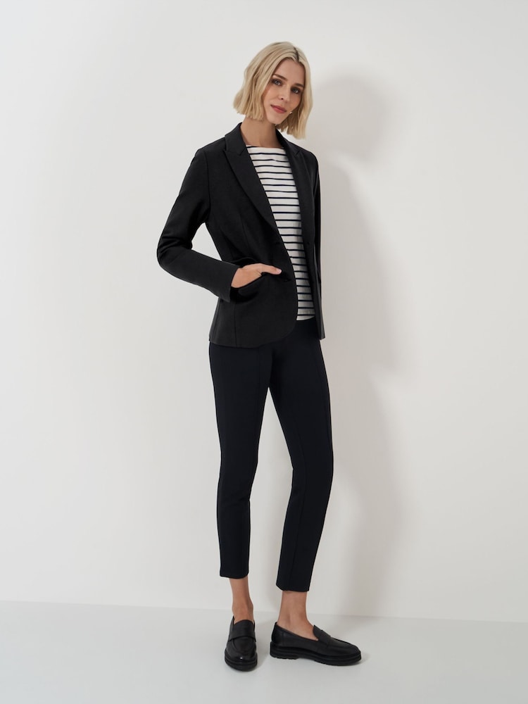Crew Clothing Ponte Black Blazer - Image 4 of 5