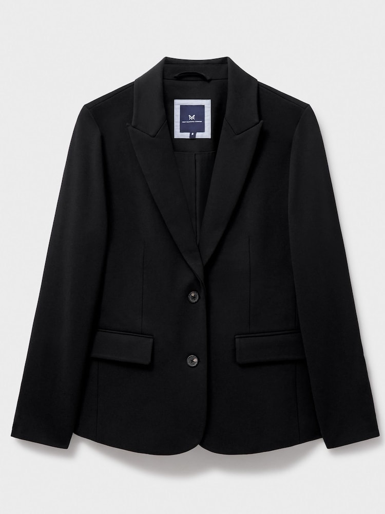 Crew Clothing Ponte Black Blazer - Image 5 of 5