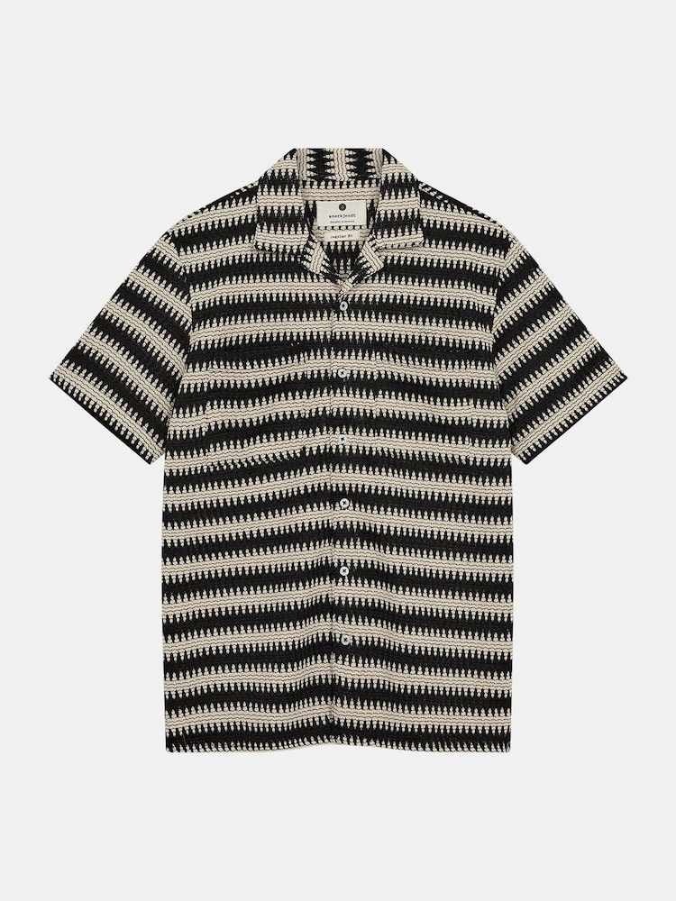 Anerkjendt Akkurt Structured Stripe Shirt - Image 1 of 3