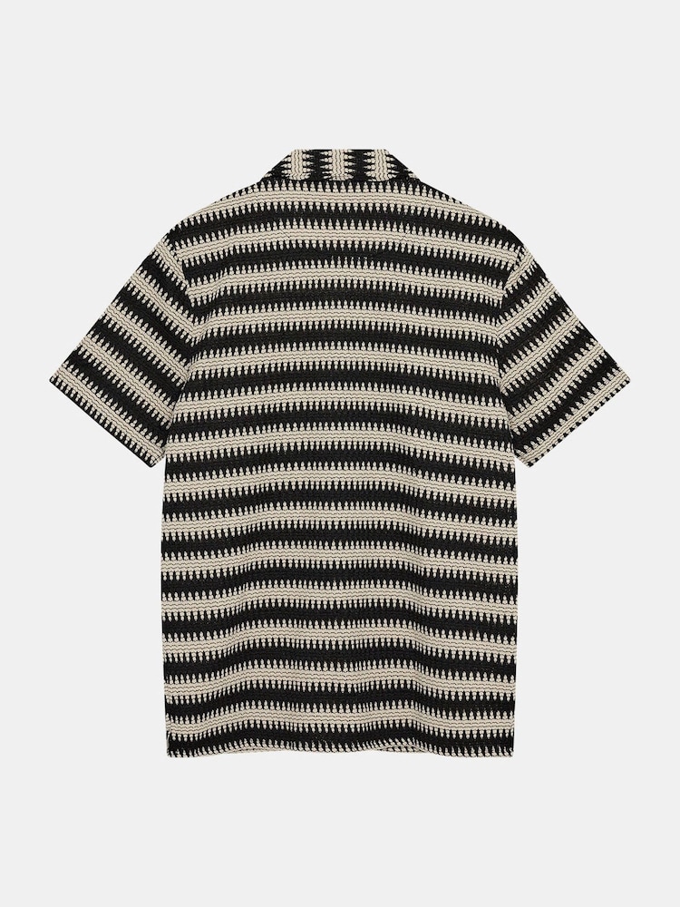 Anerkjendt Akkurt Structured Stripe Shirt - Image 2 of 3