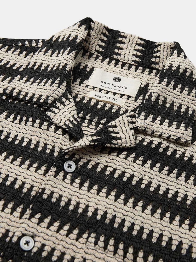 Anerkjendt Akkurt Structured Stripe Shirt - Image 3 of 3