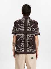 Anerkjendt Black Theo Flower Print Shirt - Image 3 of 6