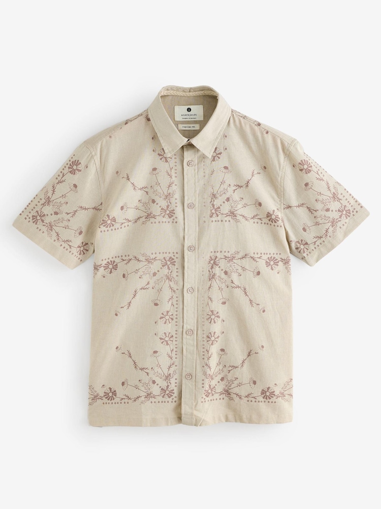Anerkjendt Theo Flower Print Shirt - Imagen 1 de 1