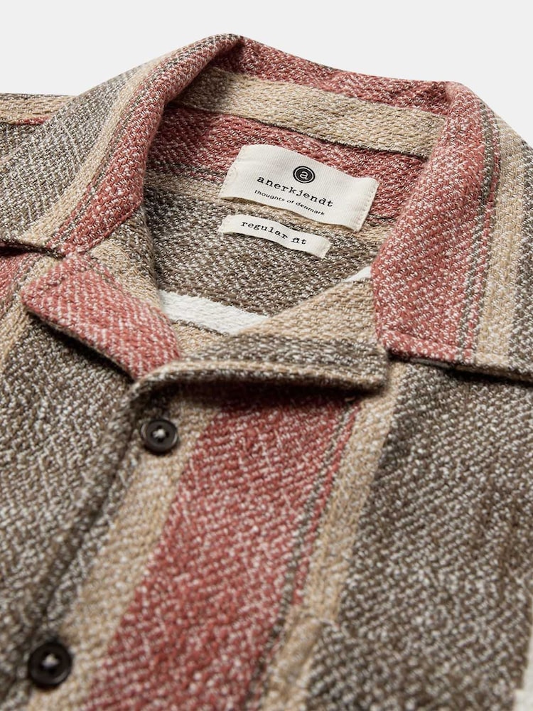 Anerkjendt Multi 100% Cotton Akleon Structured Shirt - Image 3 of 3