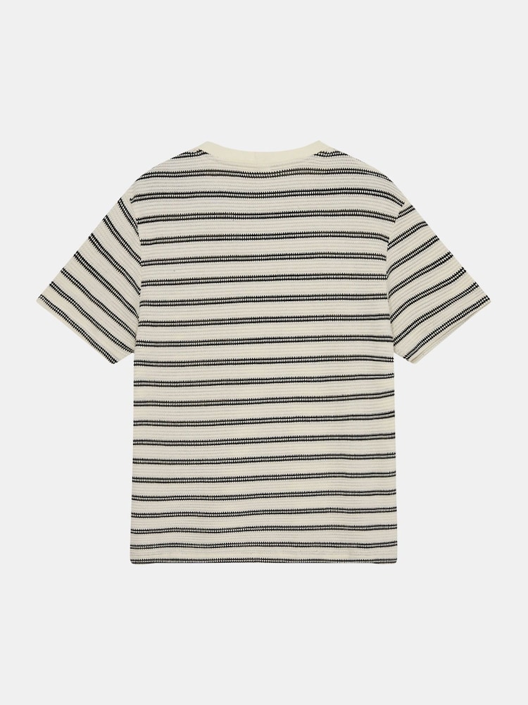 Anerkjendt Jacquard-Streifen-T-Shirt - Bild 2 von 3