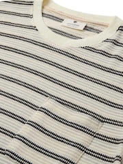 Anerkjendt Jacquard-Streifen-T-Shirt - Bild 3 von 3