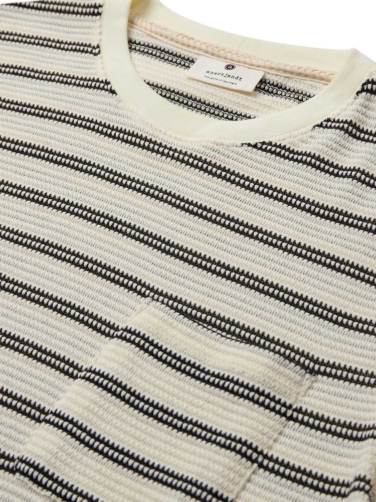 Anerkjendt Jacquard-Streifen-T-Shirt - Bild 3 von 3