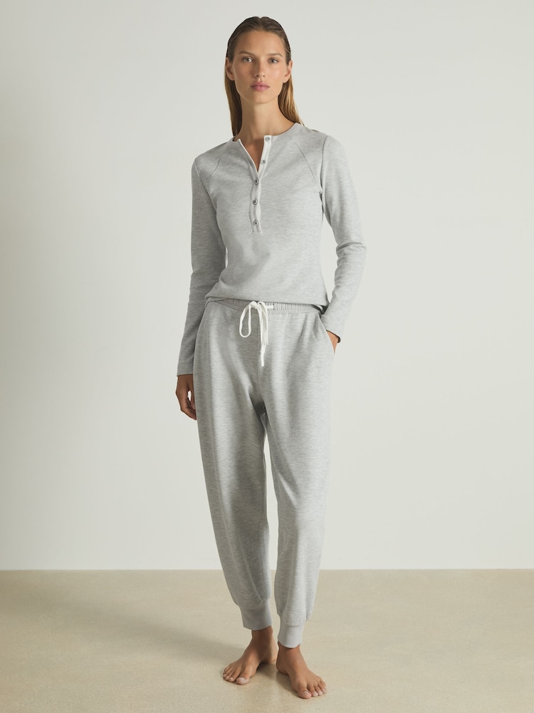 Reiss Taylor Waffle Jersey Joggers with Cotton - Imagen 1 de 6
