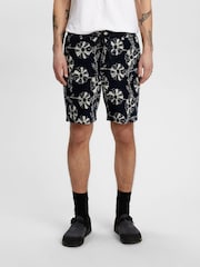 Anerkjendt Navy Akjan Frotte Shorts - Image 1 of 5