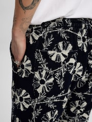 Anerkjendt Navy Akjan Frotte Shorts - Image 3 of 5