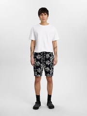 Anerkjendt Navy Akjan Frotte Shorts - Image 4 of 5