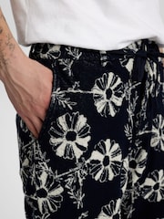 Anerkjendt Navy Akjan Frotte Shorts - Image 5 of 5