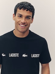 Lacoste Cotton Blend Pyjama T-Shirt - Image 4 of 6