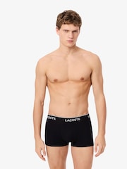 Lacoste Cotton Stretch Boxers 3 Pack - Image 2 of 8